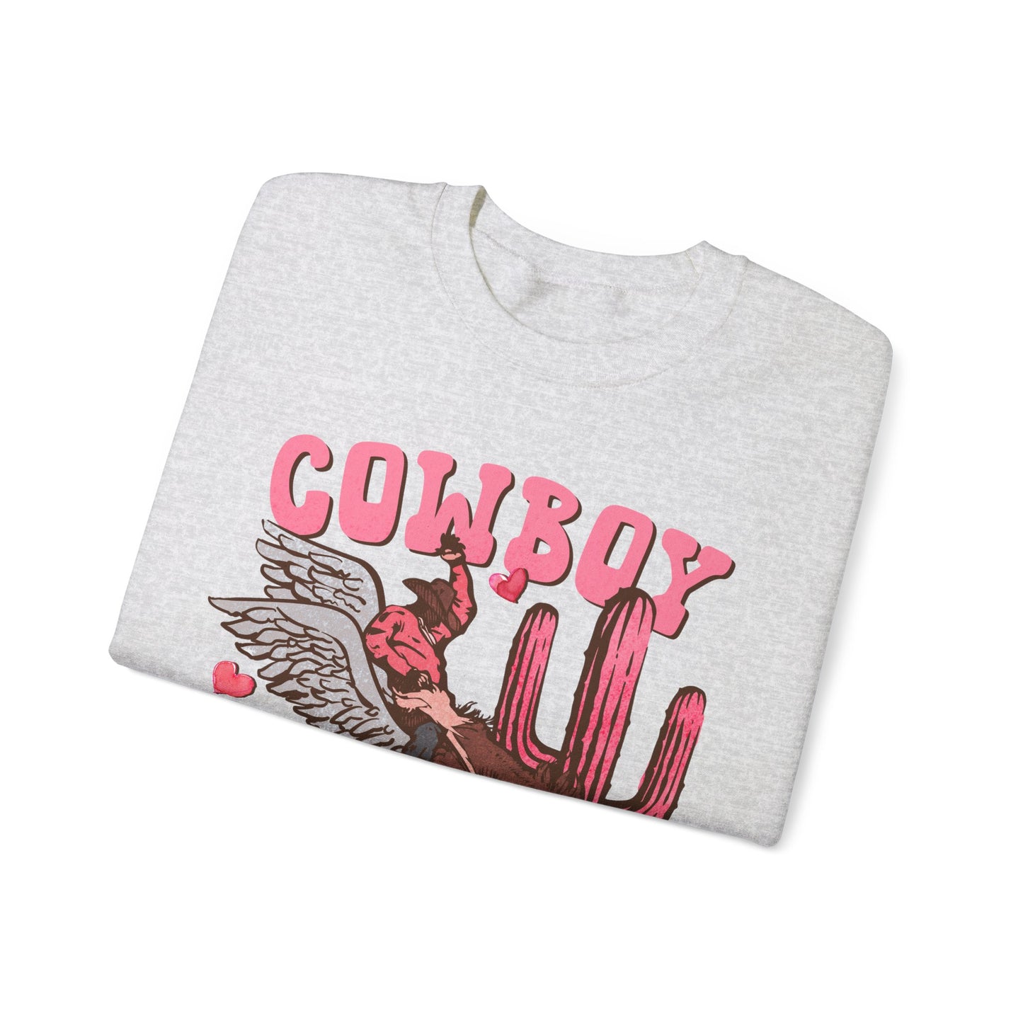 Cowboy Take Me Away Valentines Sweatshirt