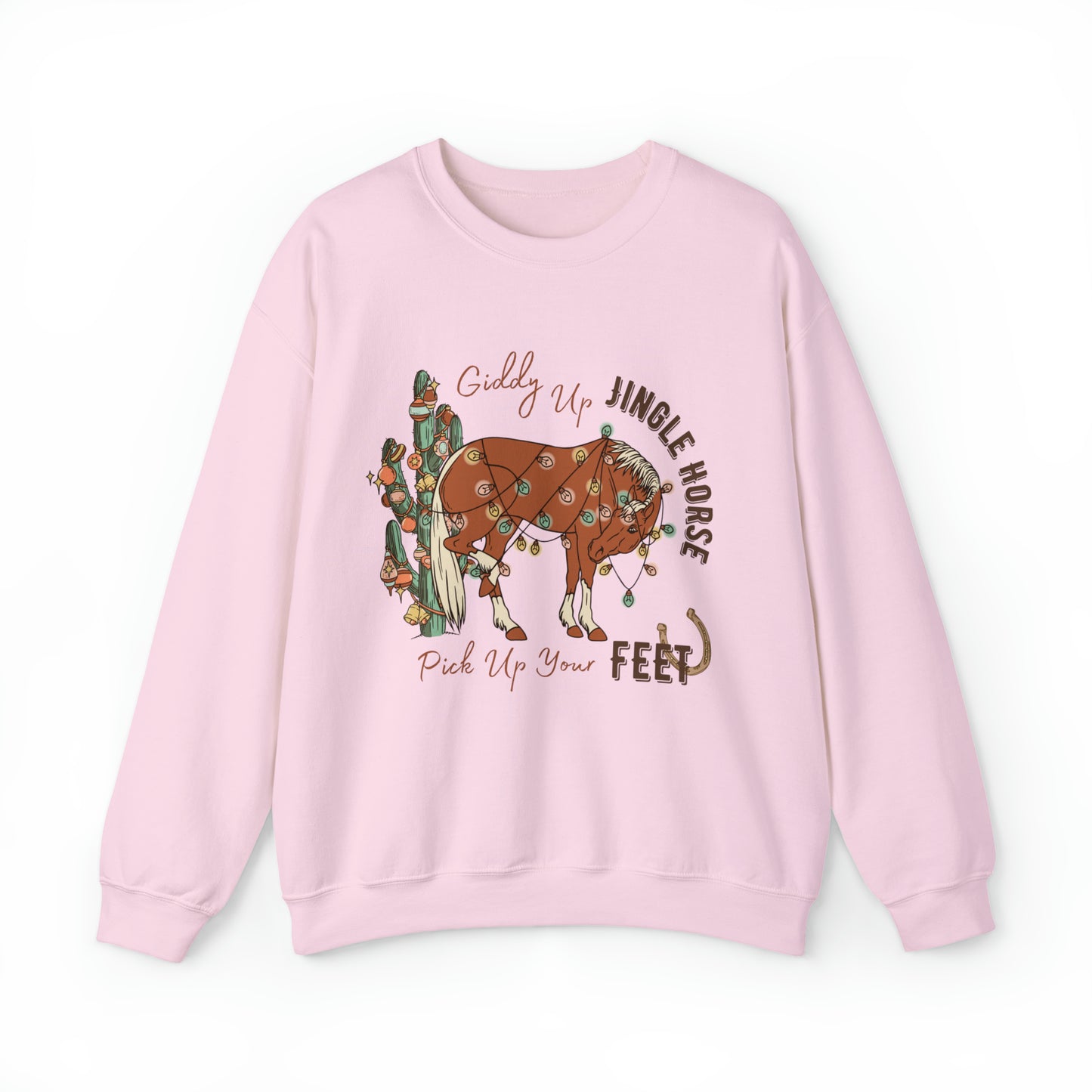 Giddy Up Jingle Horse Sweatshirt