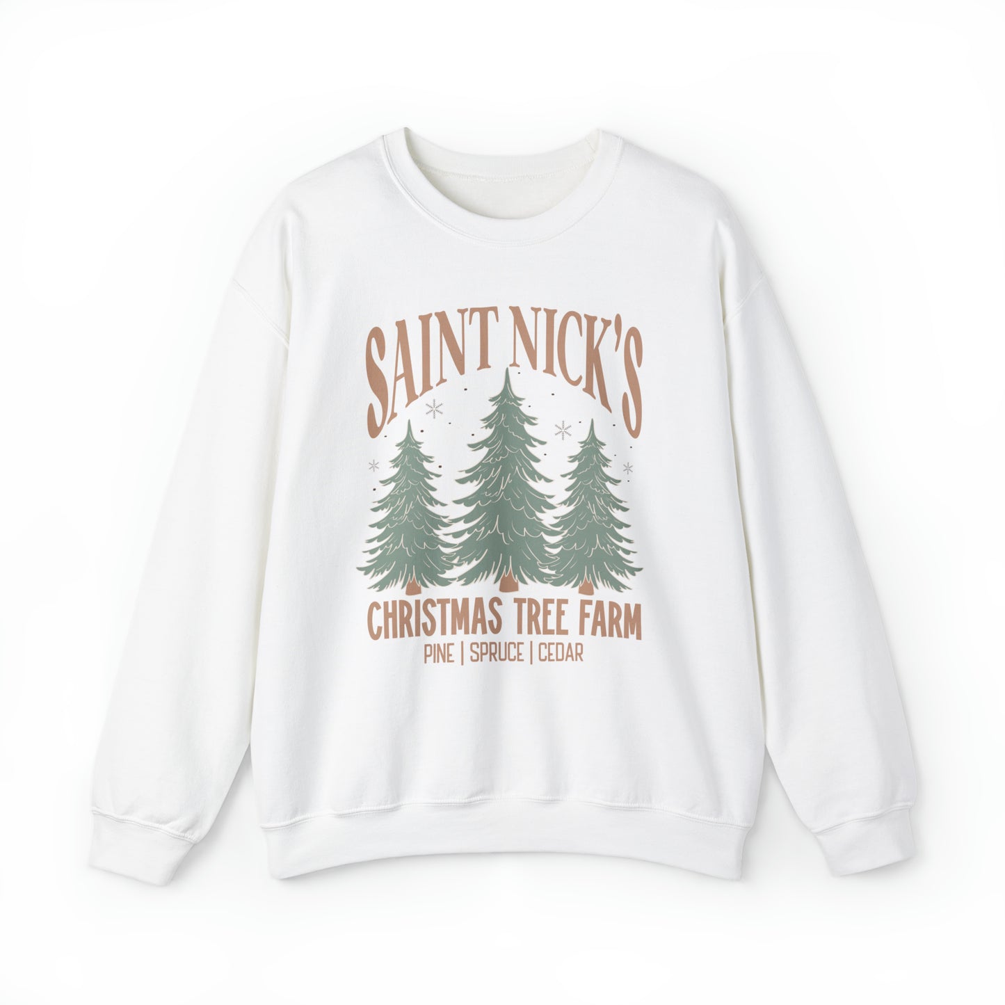 Saint Nick Christmas Tree Sweatshirt
