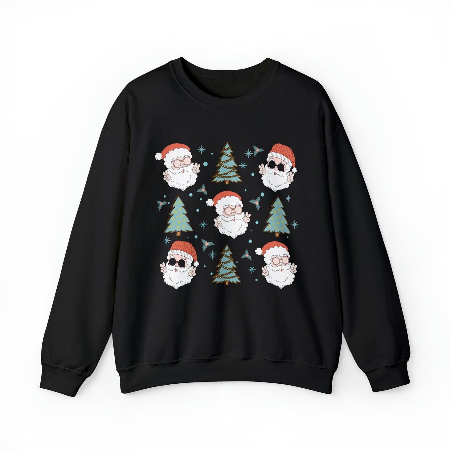 Groovy Santa Collage Sweatshirt