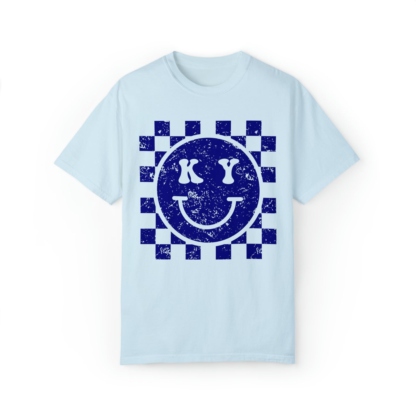 Kentucky Checkered Smiley Face Shirt