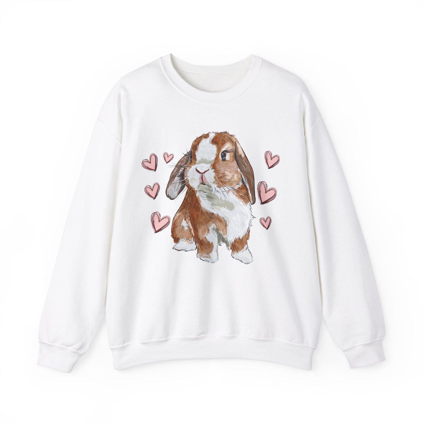 Bunny Rabbit Heart Sweatshirt