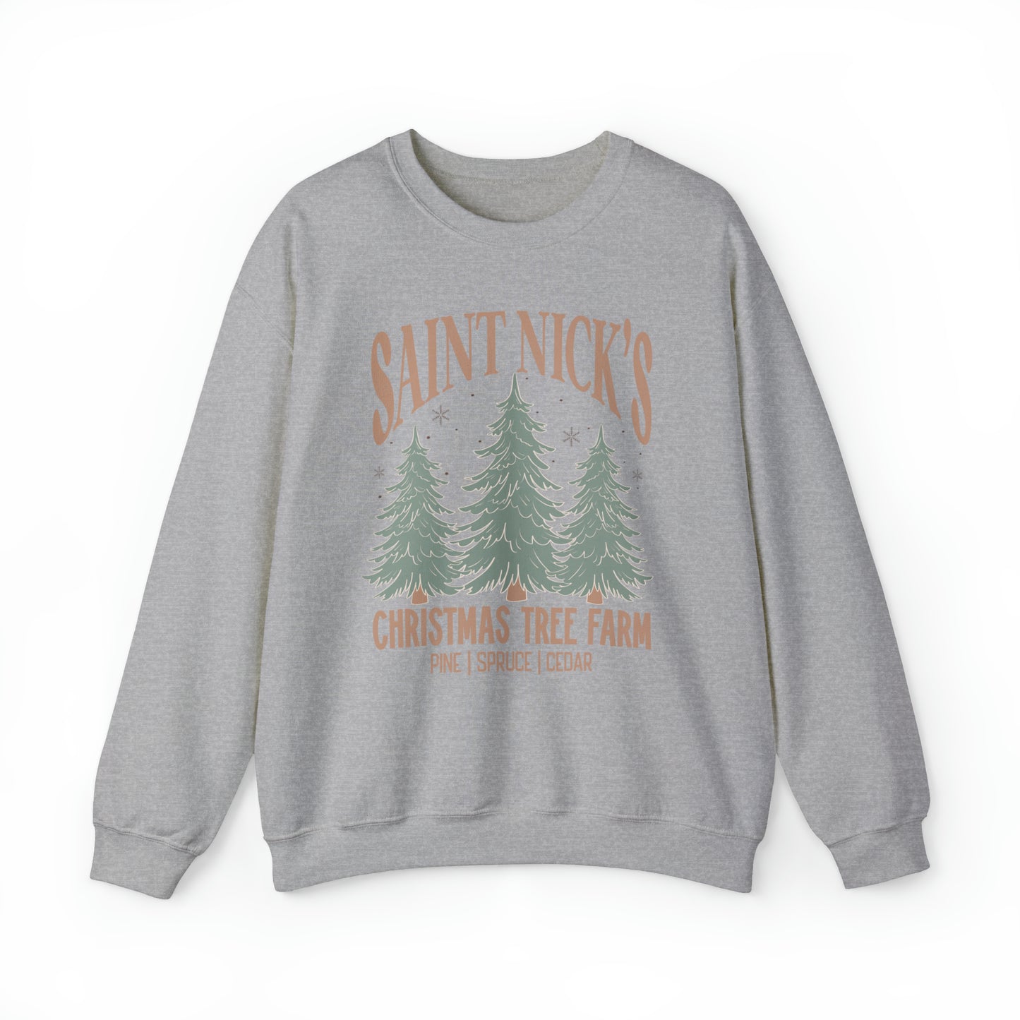 Saint Nick Christmas Tree Sweatshirt