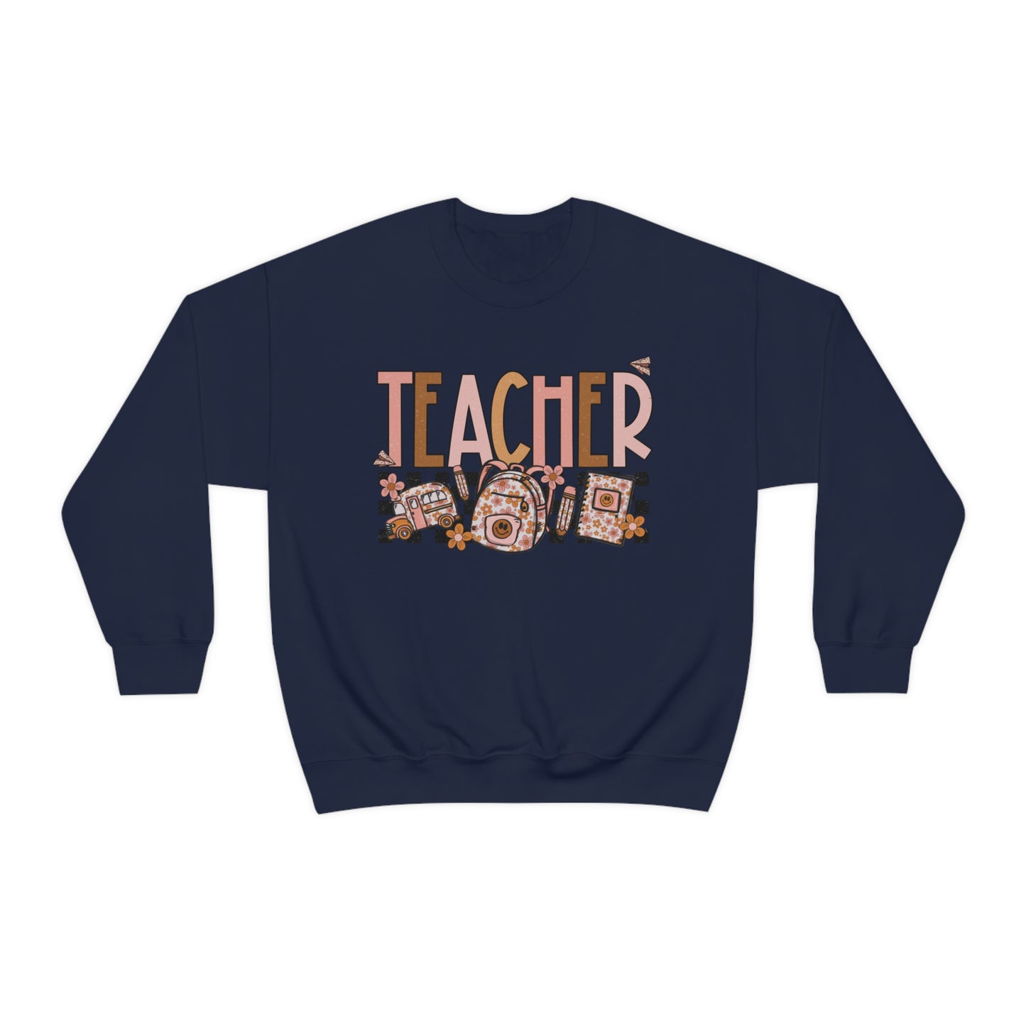 Retro Teacher Back To School Sweatshirt