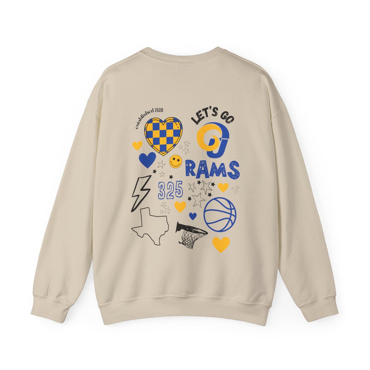 Rams Basketball Game Day Sweatshirt