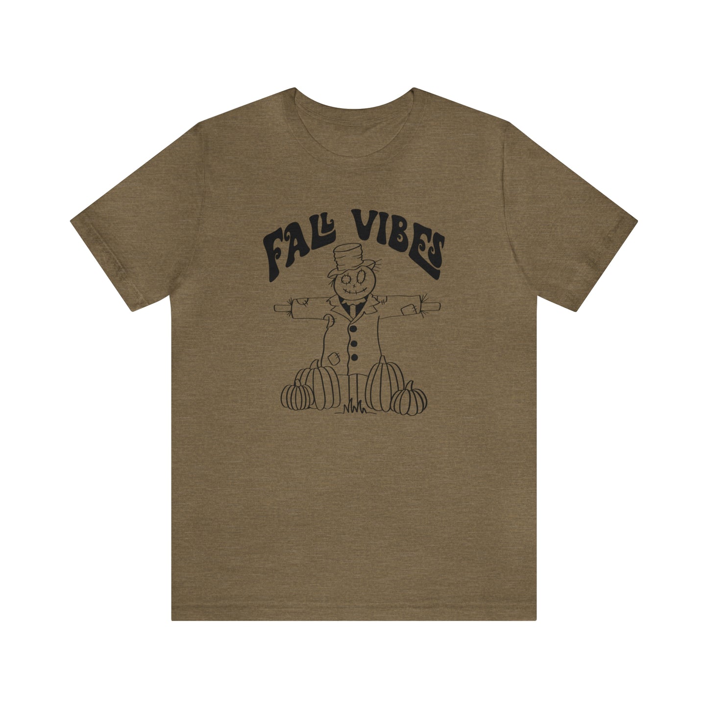 Fall Vibes Scarecrow Bella Canvas Shirt