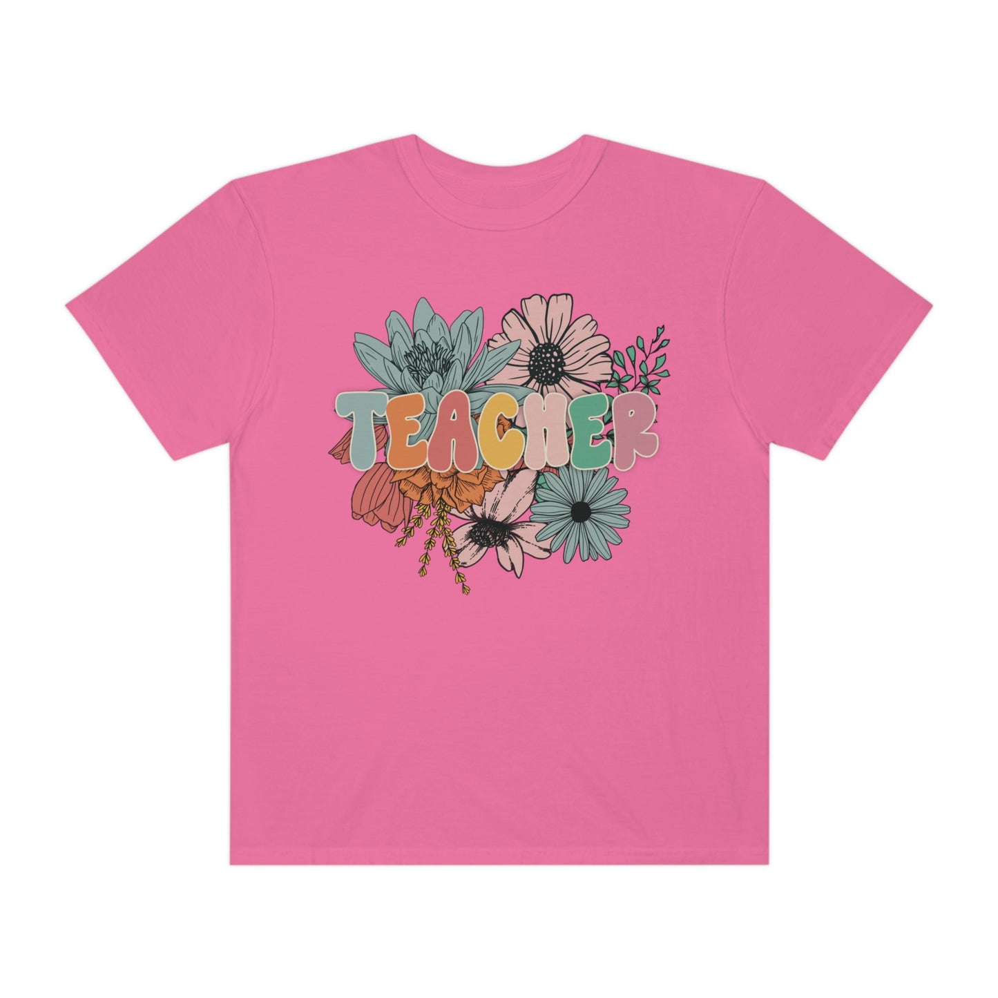 Floral Teacher Shirt