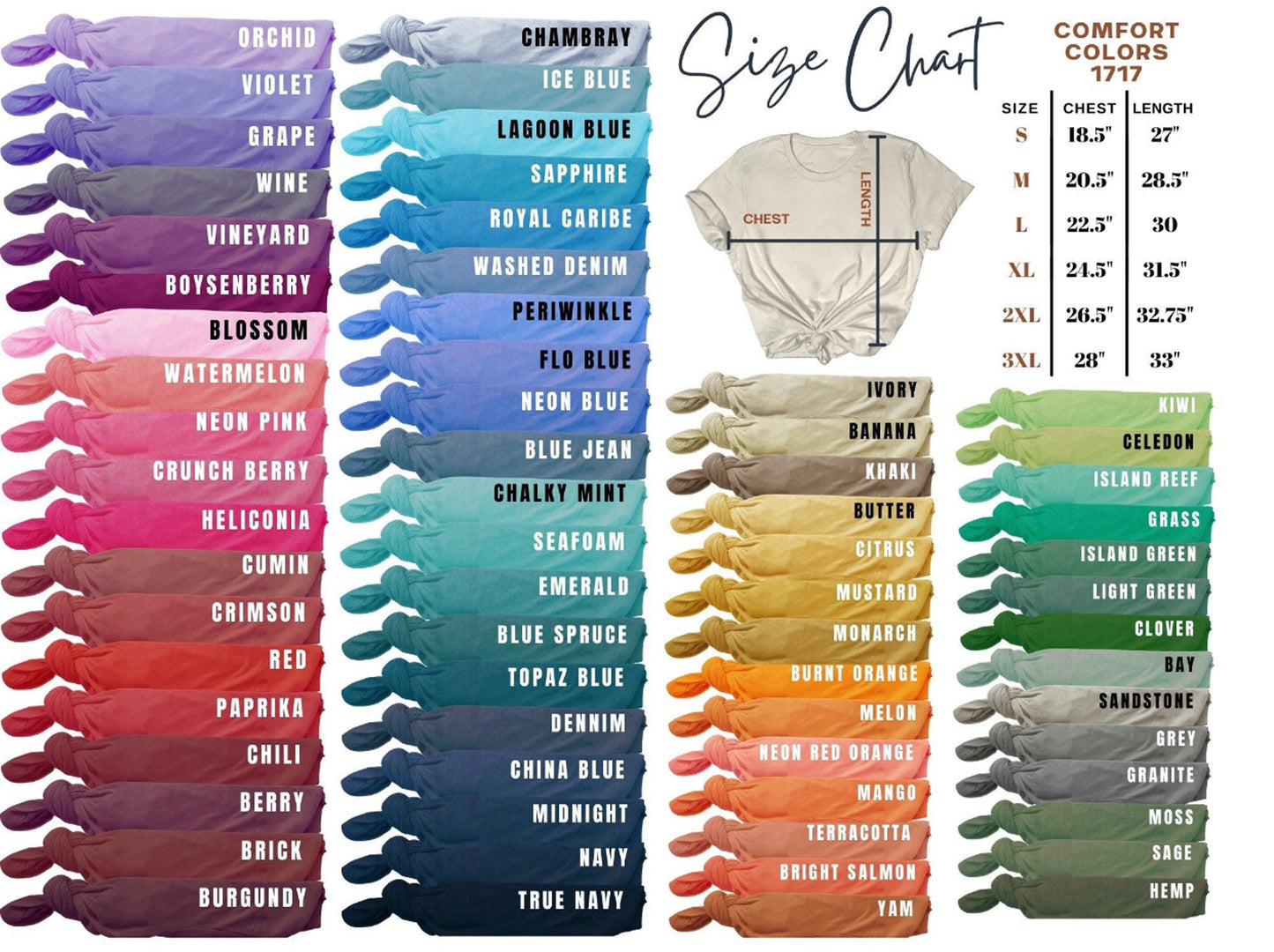 Metallic Color Chart Las Vegas