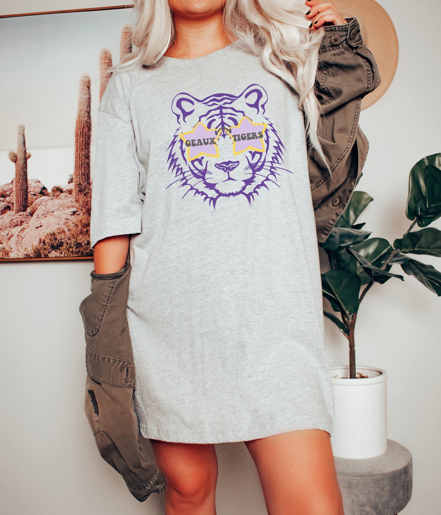 Geaux Tigers Bella Canvas Shirt