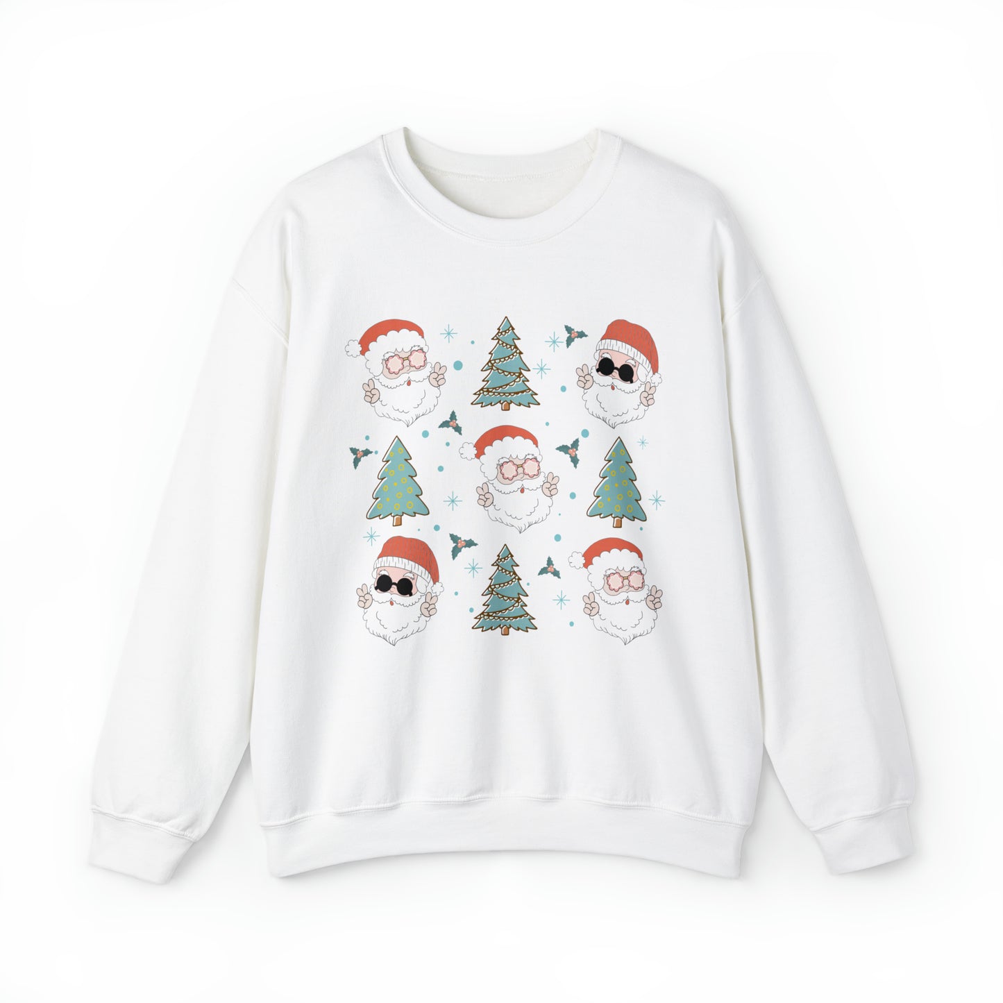 Groovy Santa Collage Sweatshirt