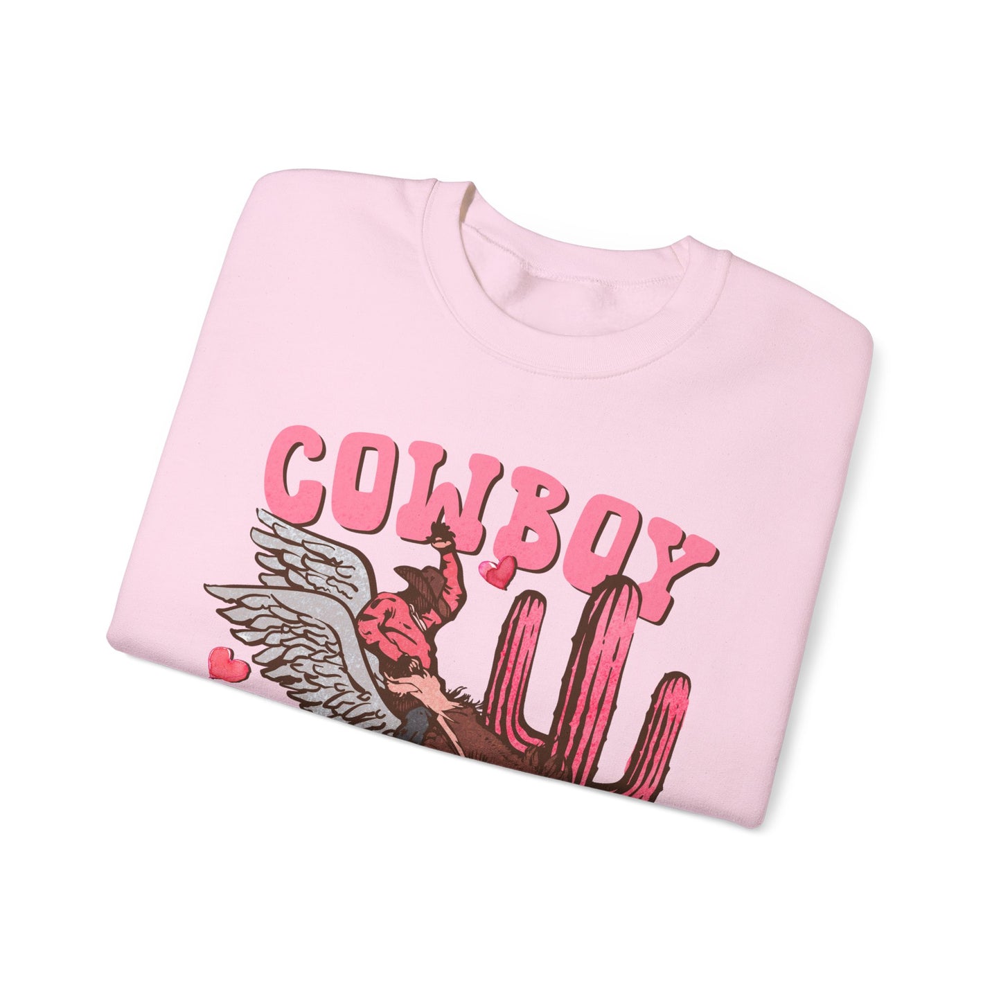 Cowboy Take Me Away Valentines Sweatshirt