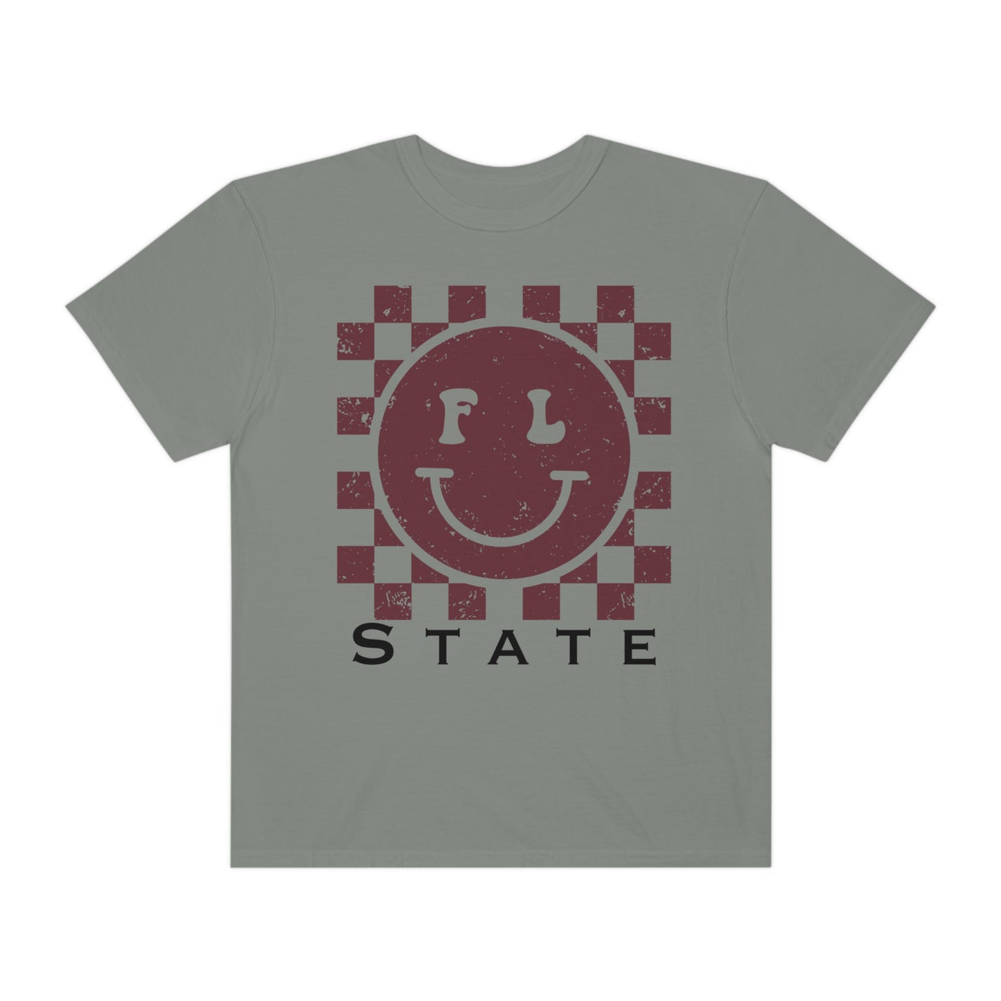 Florida State Smiley Checkered Shirt