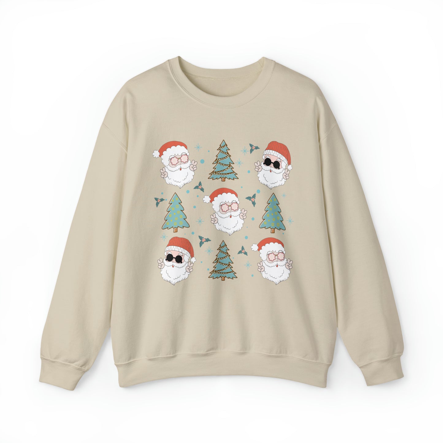 Groovy Santa Collage Sweatshirt