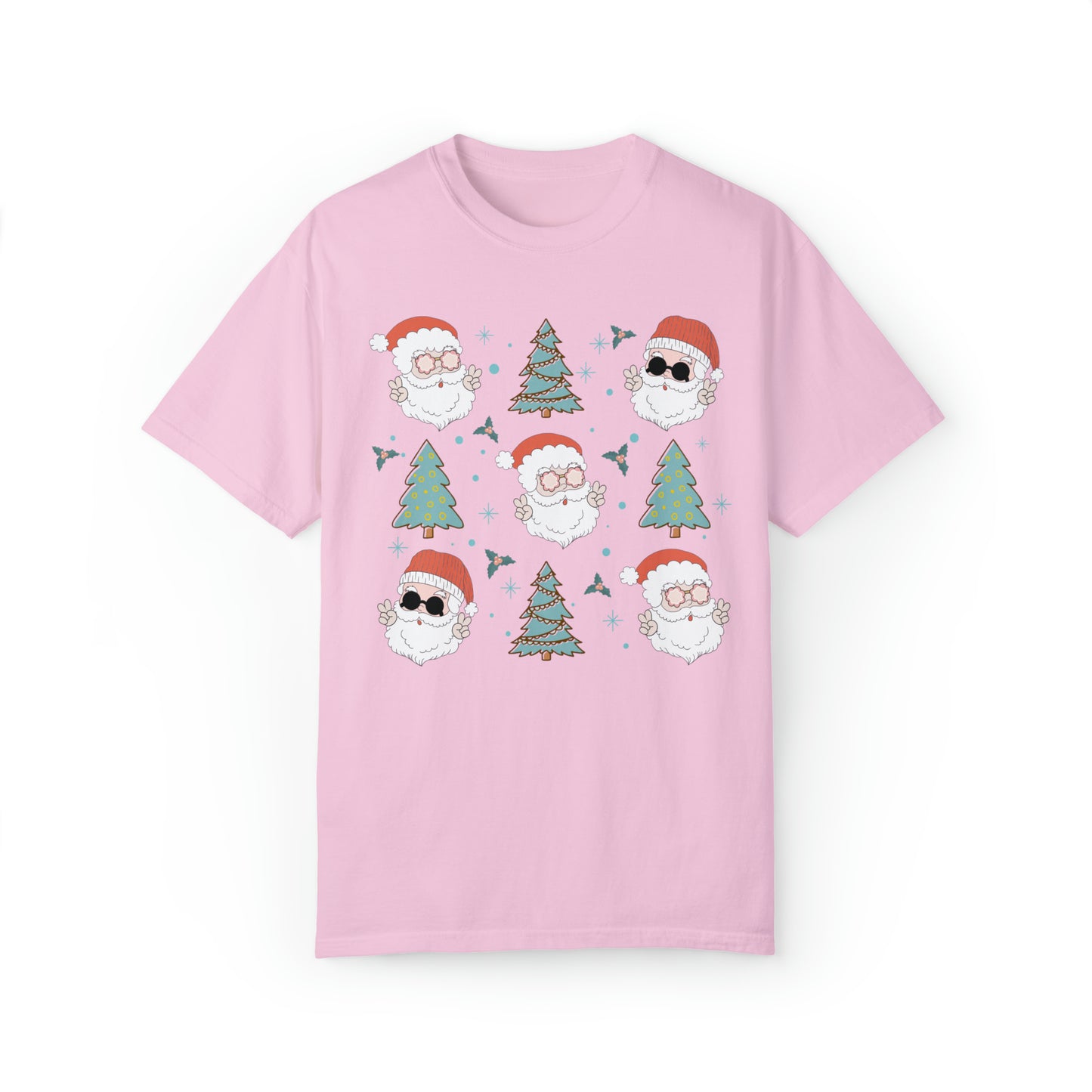 Groovy Santa Collage Shirt