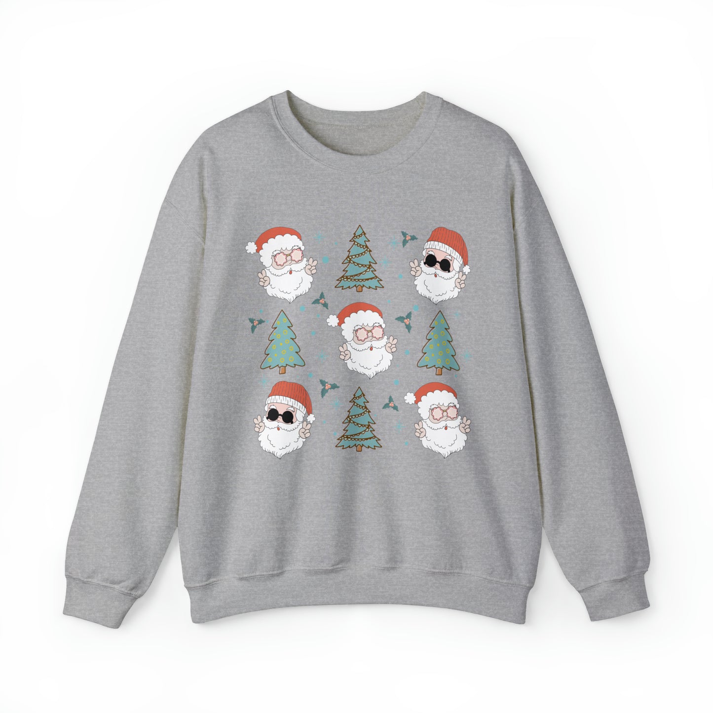 Groovy Santa Collage Sweatshirt