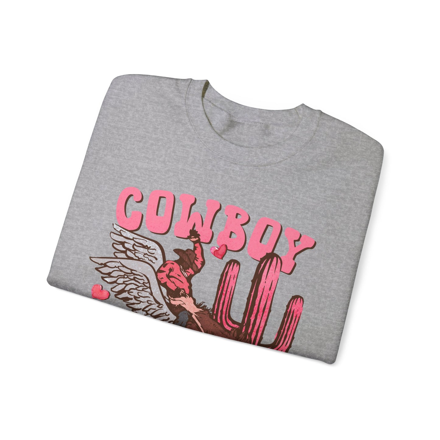 Cowboy Take Me Away Valentines Sweatshirt