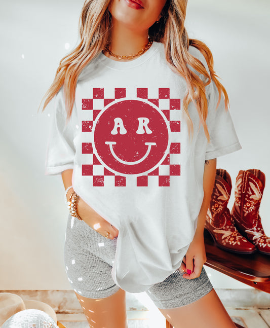 AR Smiley Checkered Shirt