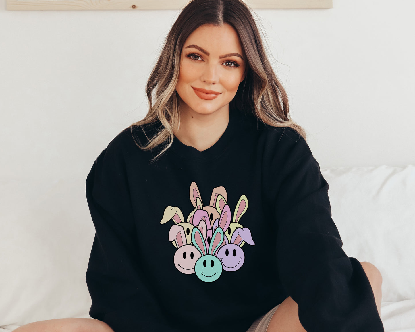 Retro Happy Easter Sweatshirt
