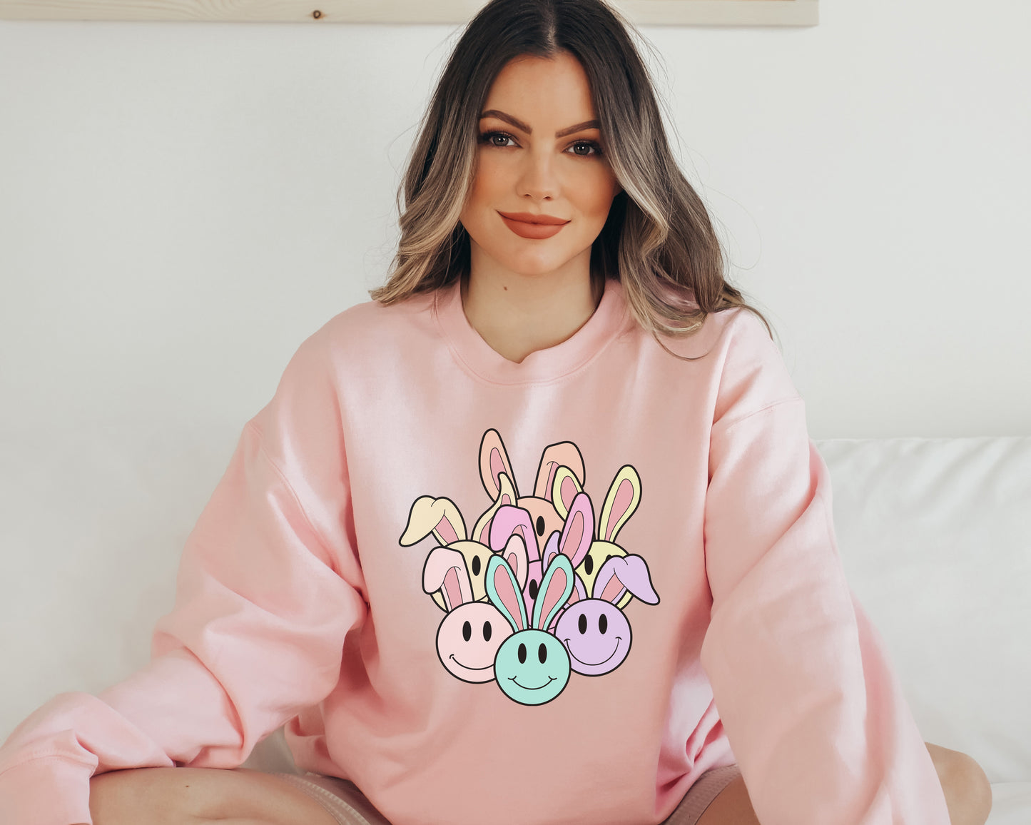 Retro Happy Easter Sweatshirt