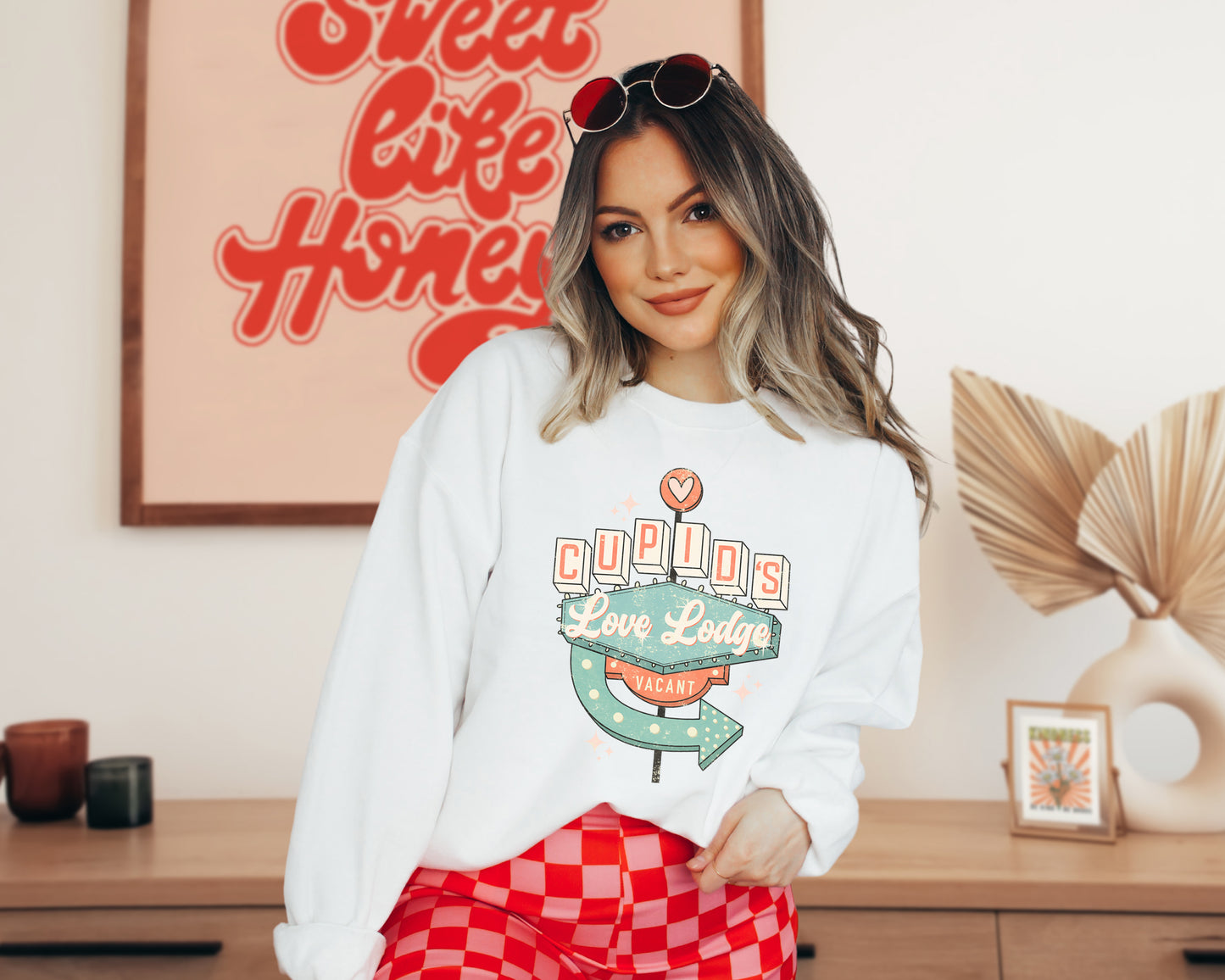 Cupid's L0VE Lodge Vacant Sweatshirt