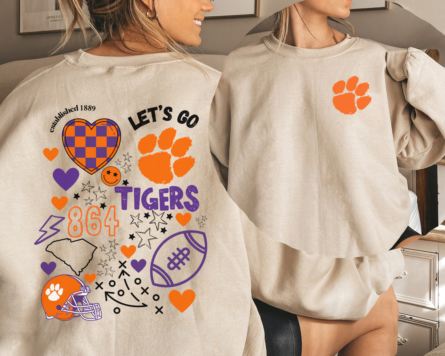 Clemson Game Day Sweatshirt