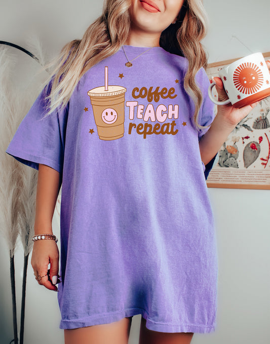 Coffee Teach Repeat Shirt