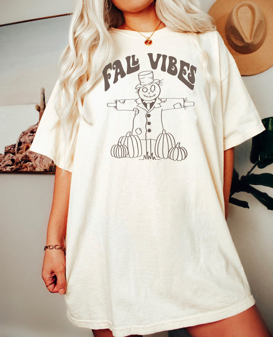 Fall Vibes Scarecrow Shirt
