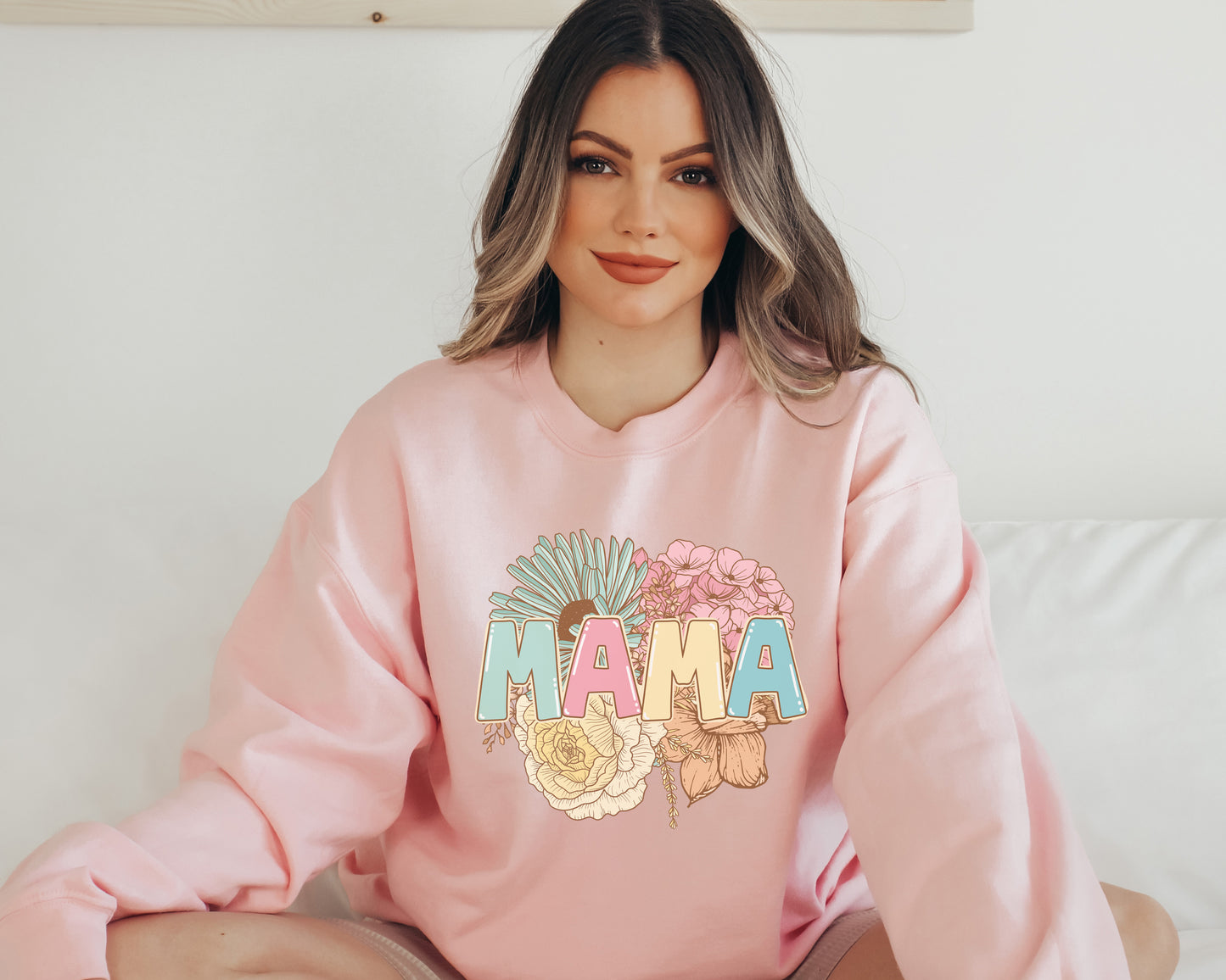 Mama Floral Sweatshirt