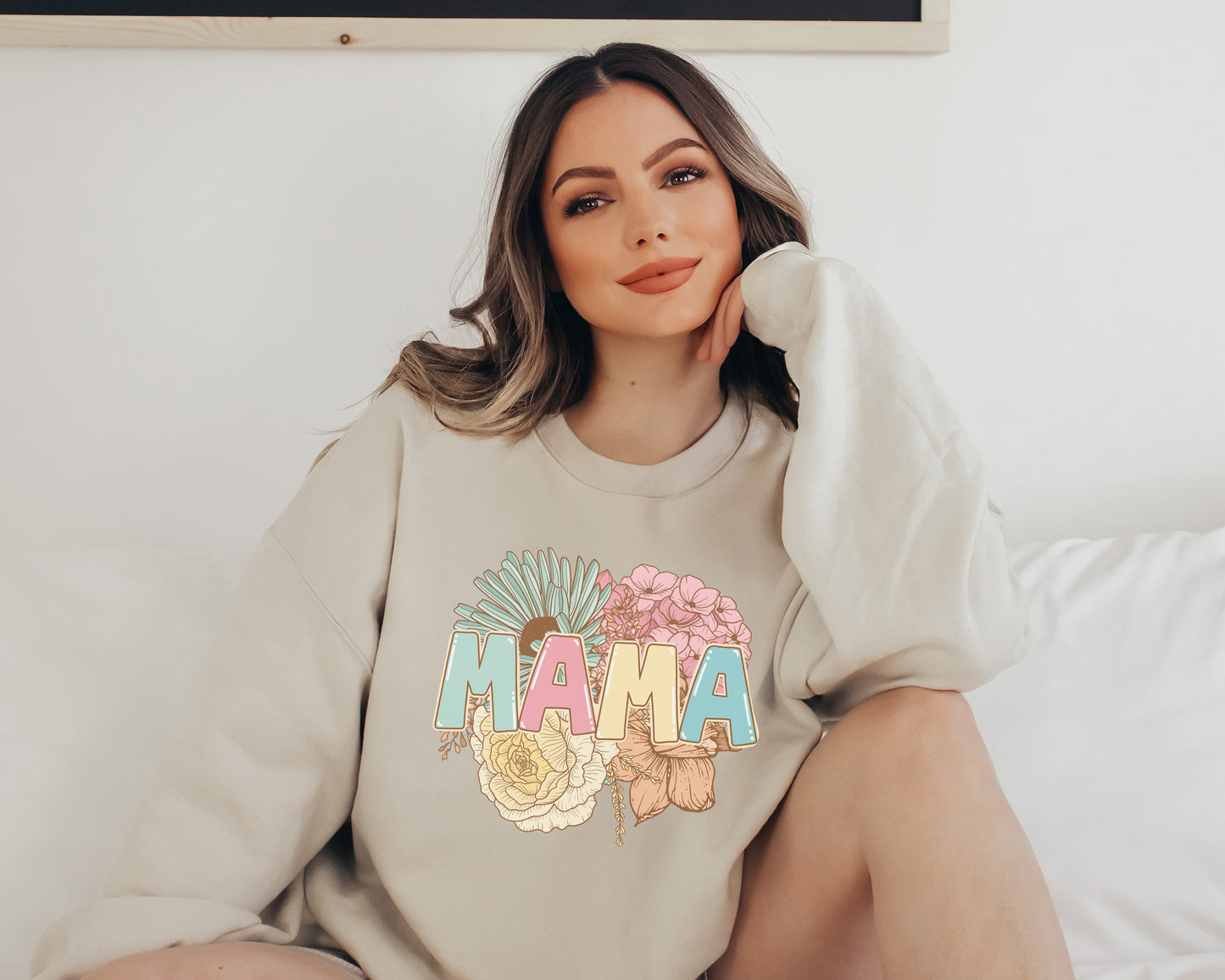 Mama Floral Sweatshirt