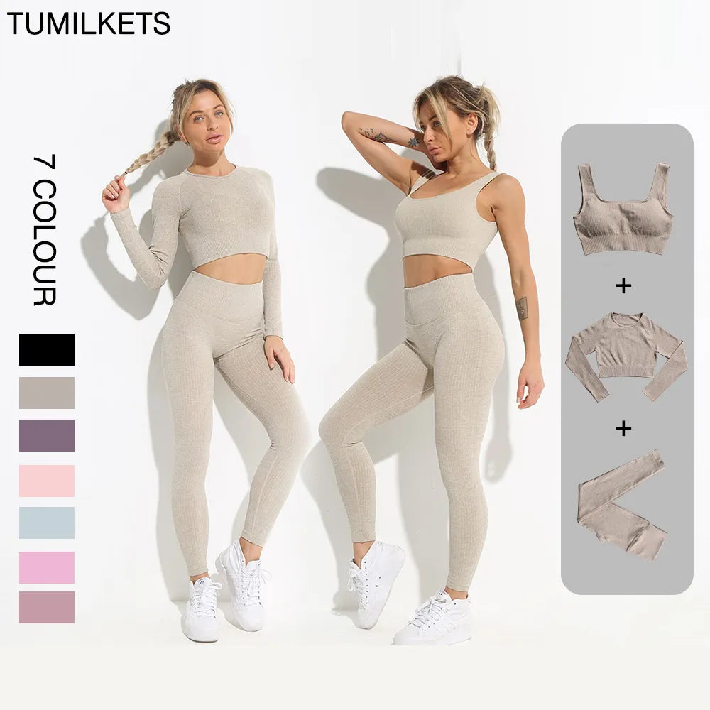 Seamless Sportswear Yoga Set