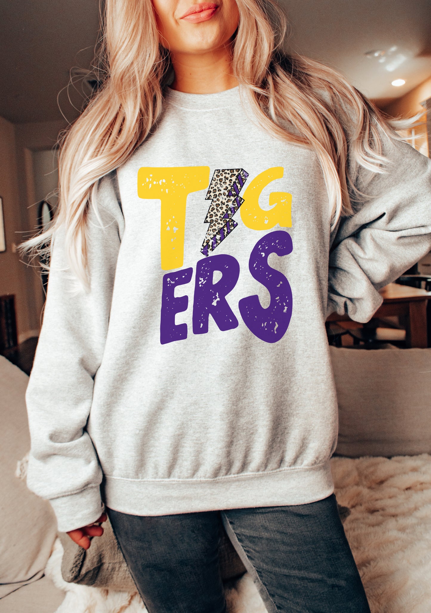 Tigers Lightning Bolt Sweatshirt