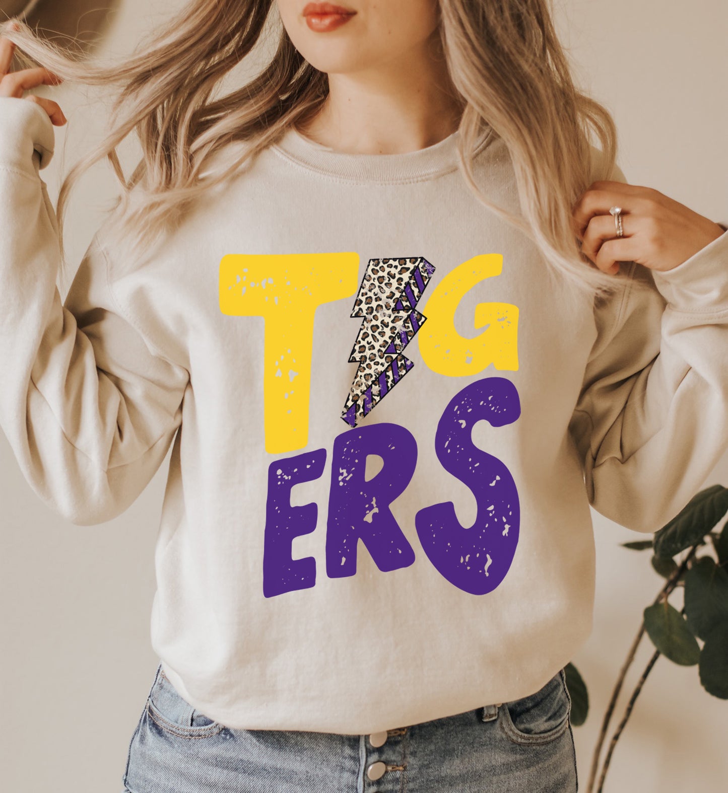 Tigers Lightning Bolt Sweatshirt