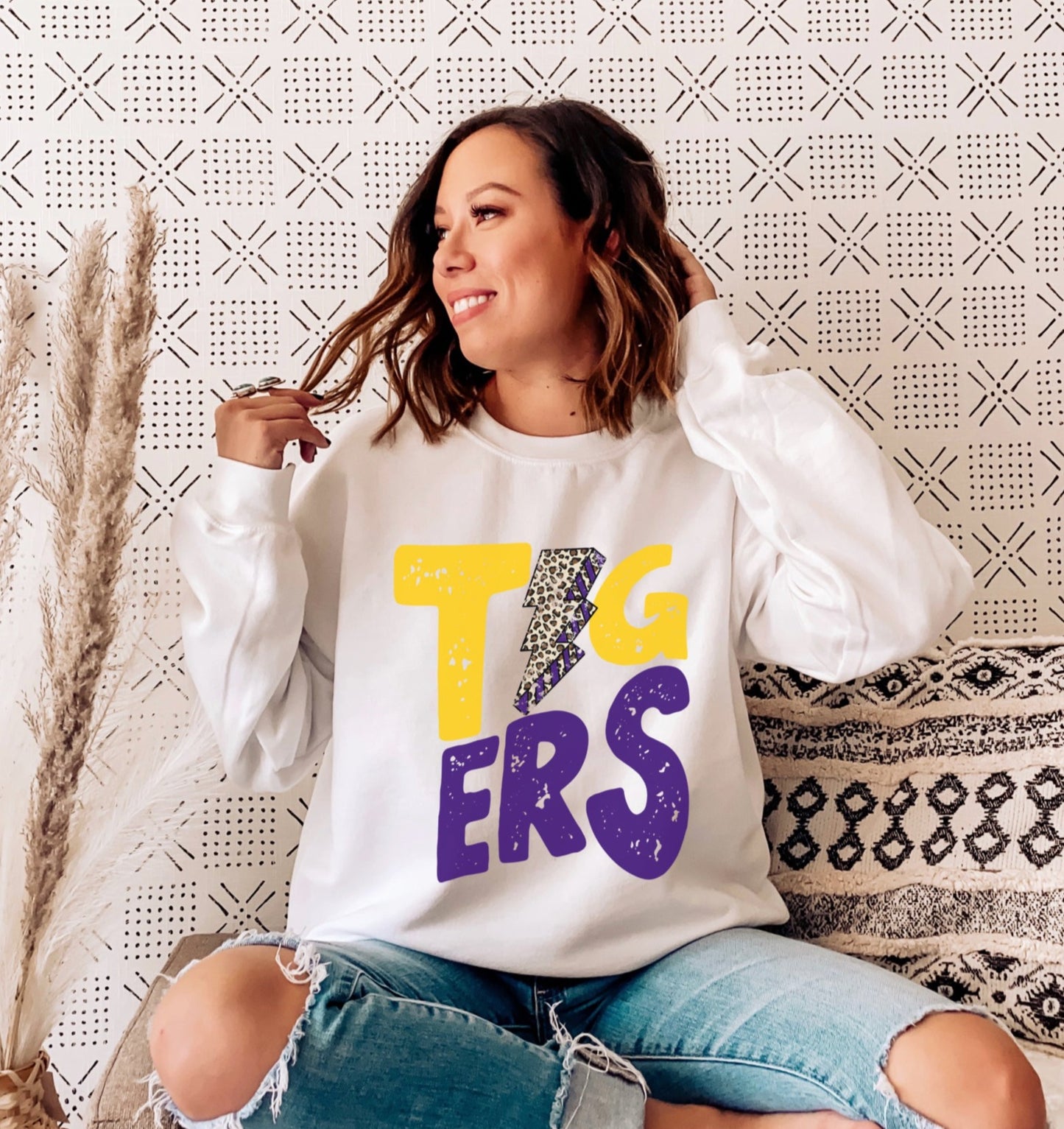 Tigers Lightning Bolt Sweatshirt