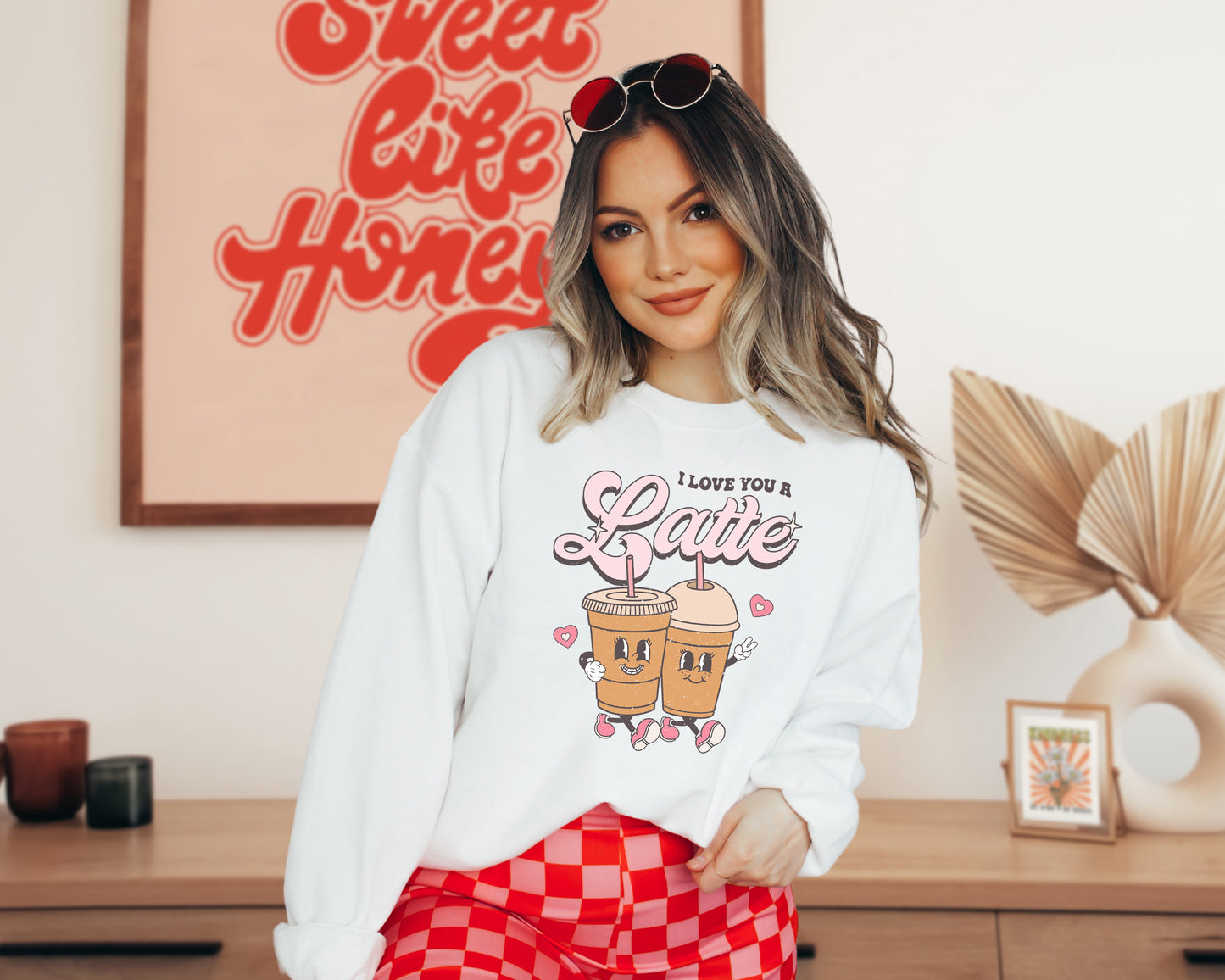 I Love You Latte Sweatshirt