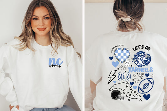 NC Tar Heels Game Day Sweatshirt