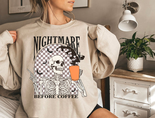 Nightmare Before Coffee Sweatshirt