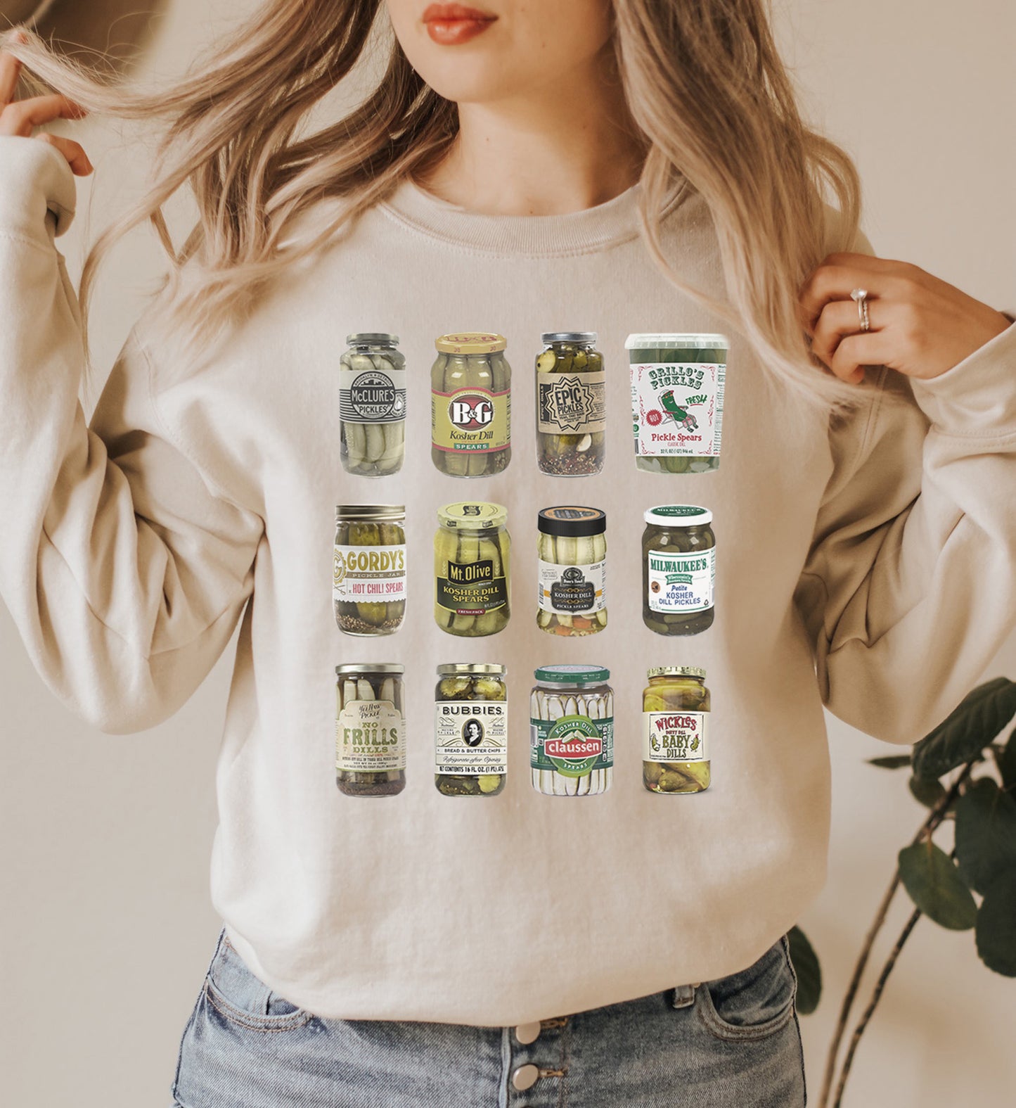 Vintage Canned Pickles Sweatshirt