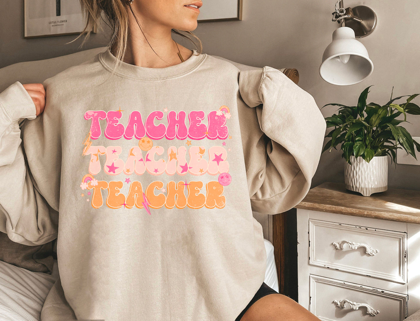 Retro Teacher Sweatshirt