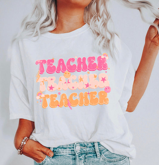 Retro Teacher Shirt