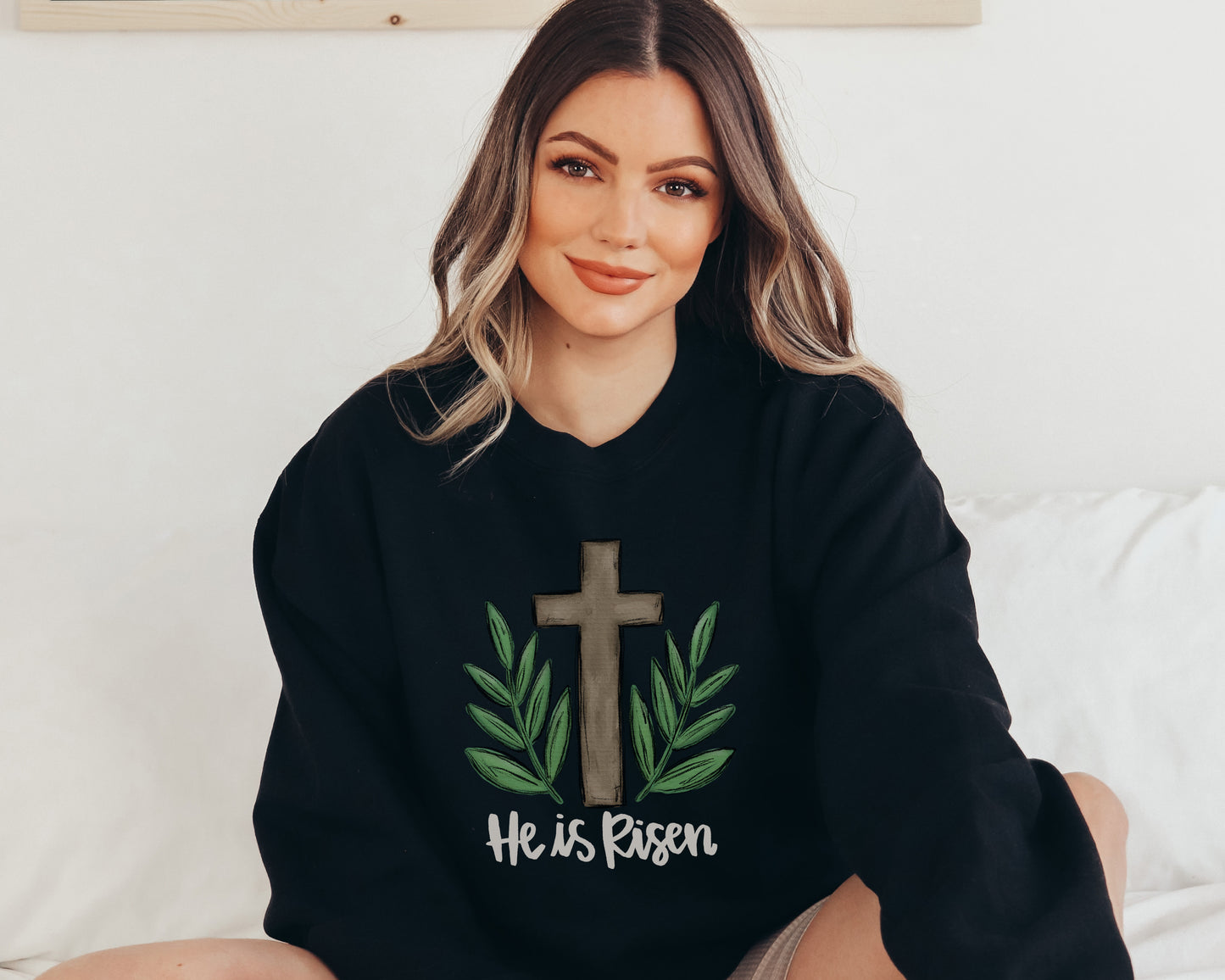 He Is Risen Easter Sweatshirt