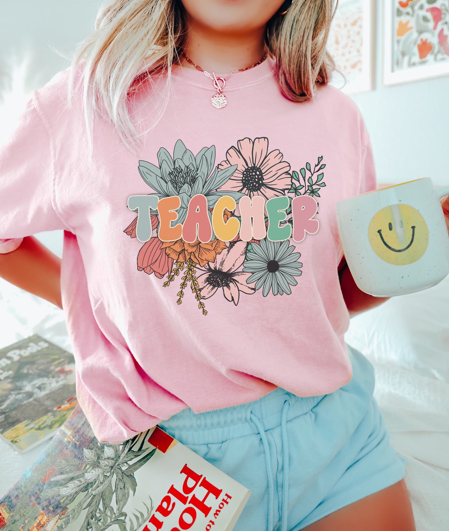 Floral Teacher Shirt