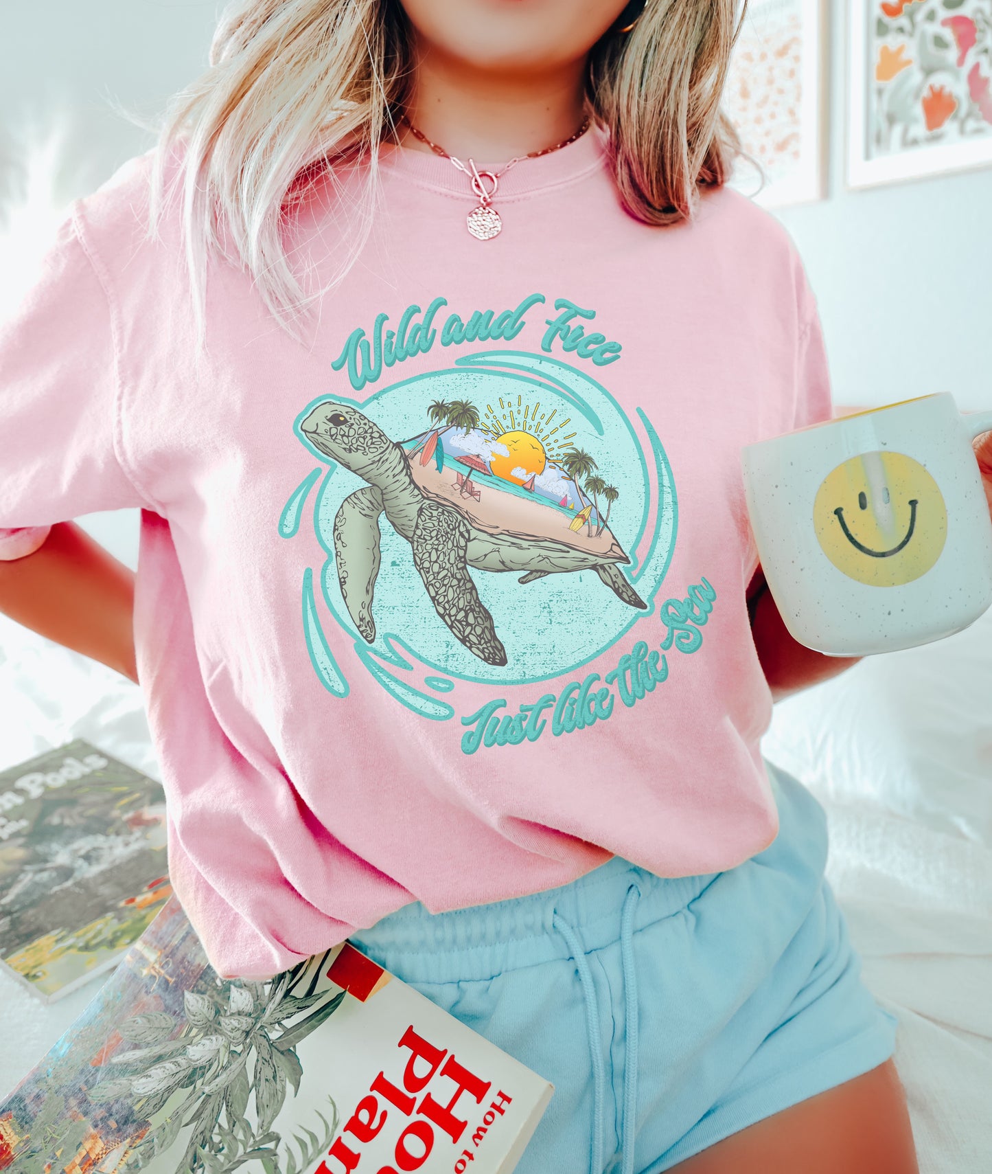 Wild And Free Just Like The Sea Turtle Shirt
