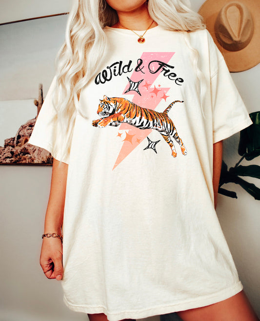 Wild And Free Tiger Shirt