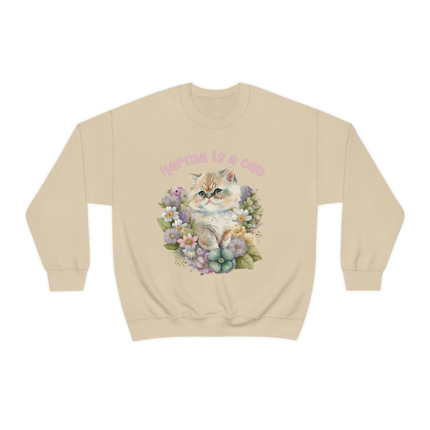 Karma Is A Cat Sweatshirt