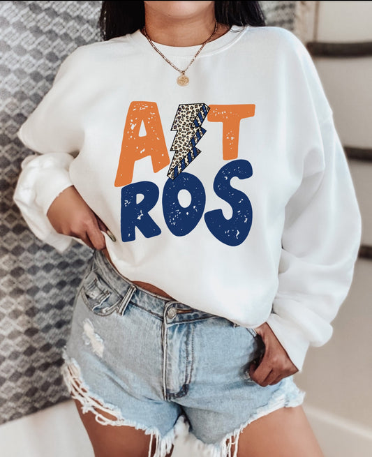 Astros Lightning Bolt Sweatshirt