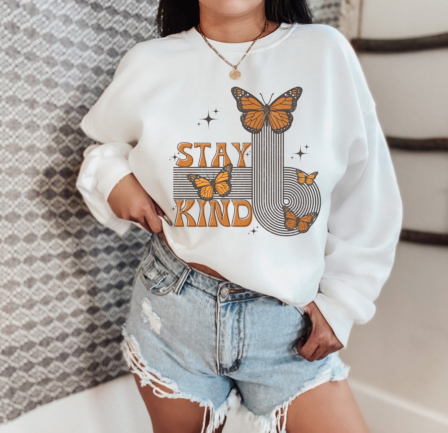 Be Kind Butterfly Sweatshirt