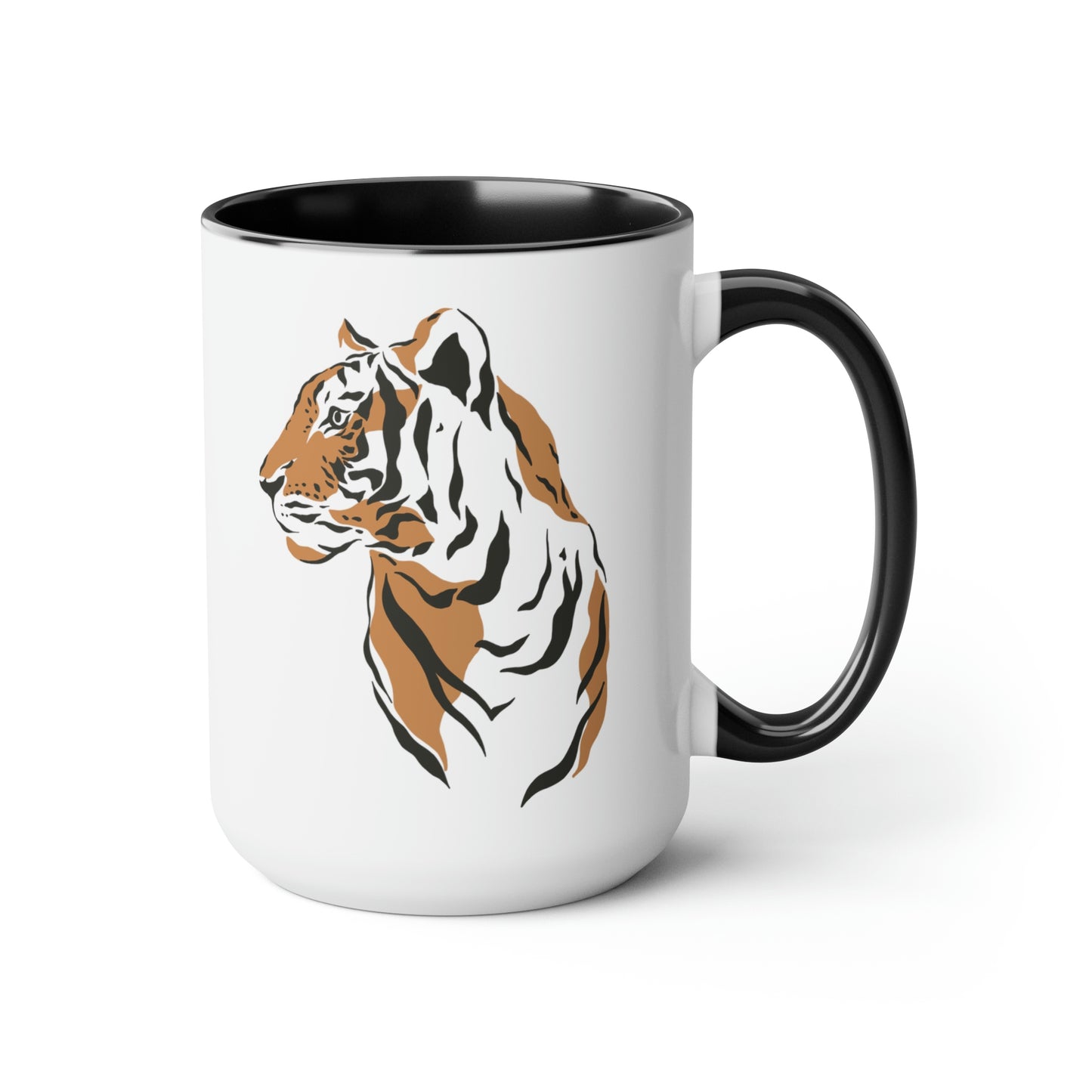 Tiger Graphic Ceramic Mug 15oz