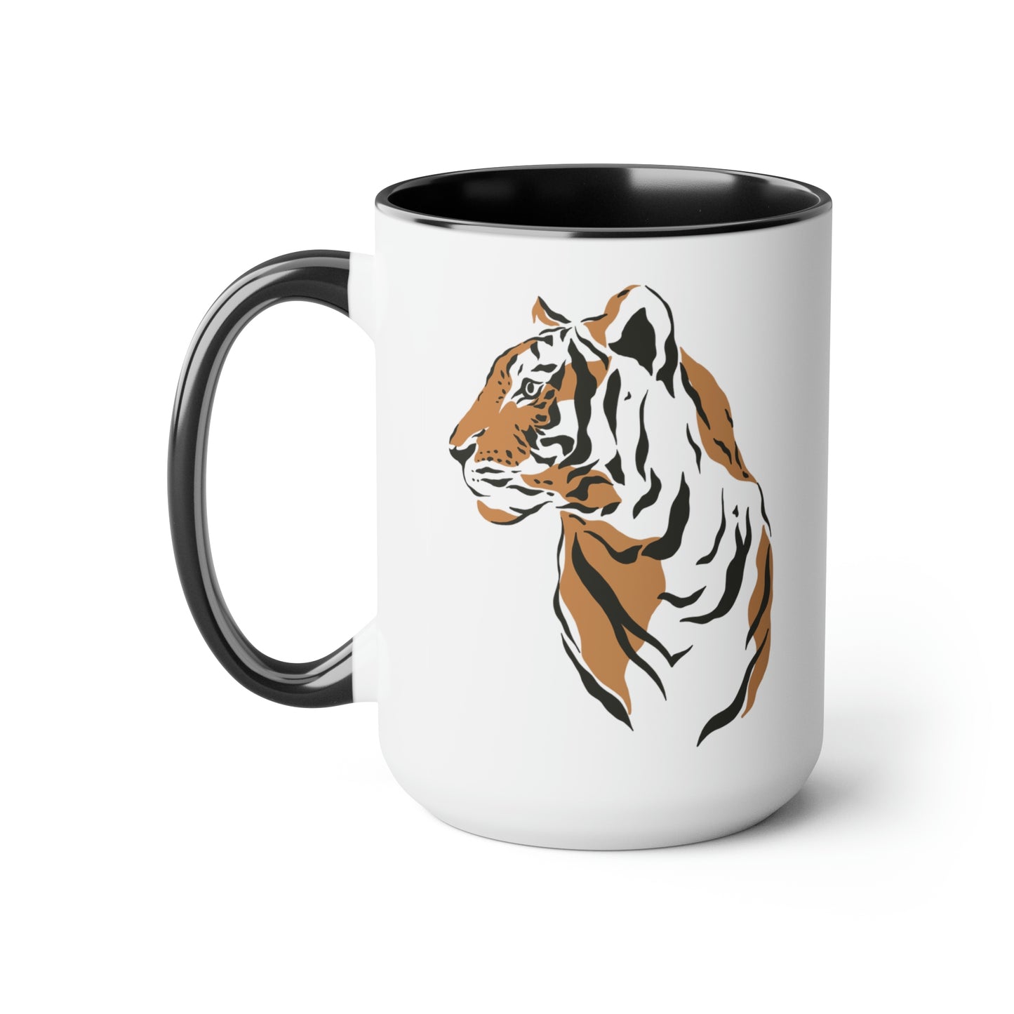 Tiger Graphic Ceramic Mug 15oz