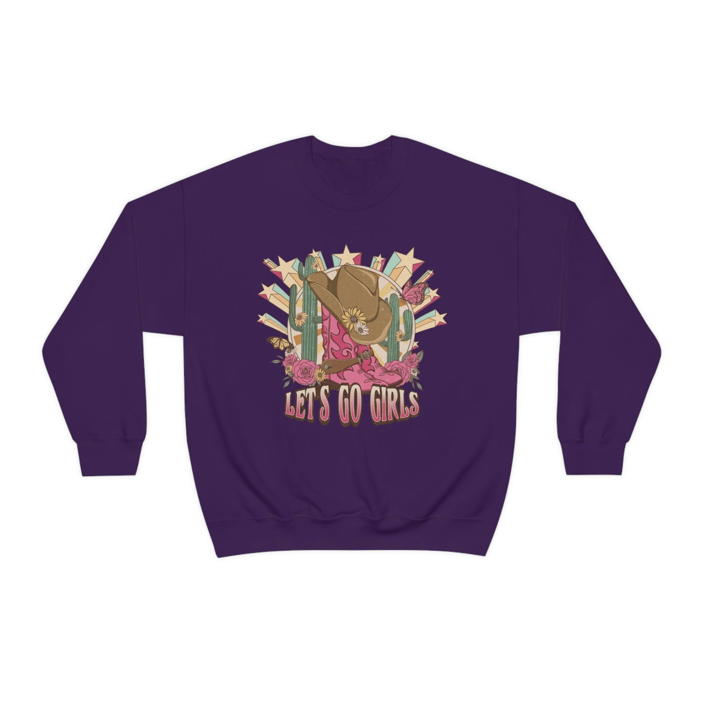 Let's Go Girls Western Sweatshirt