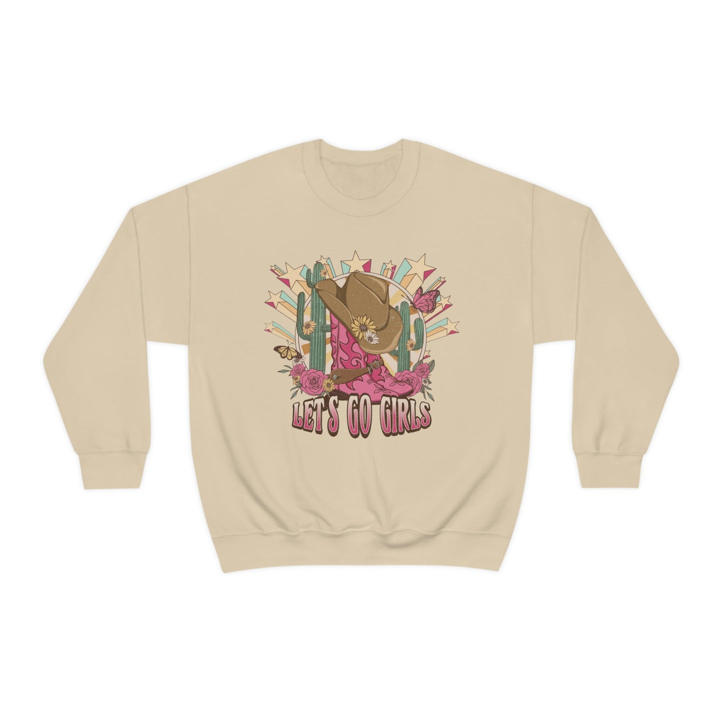 Let's Go Girls Western Sweatshirt